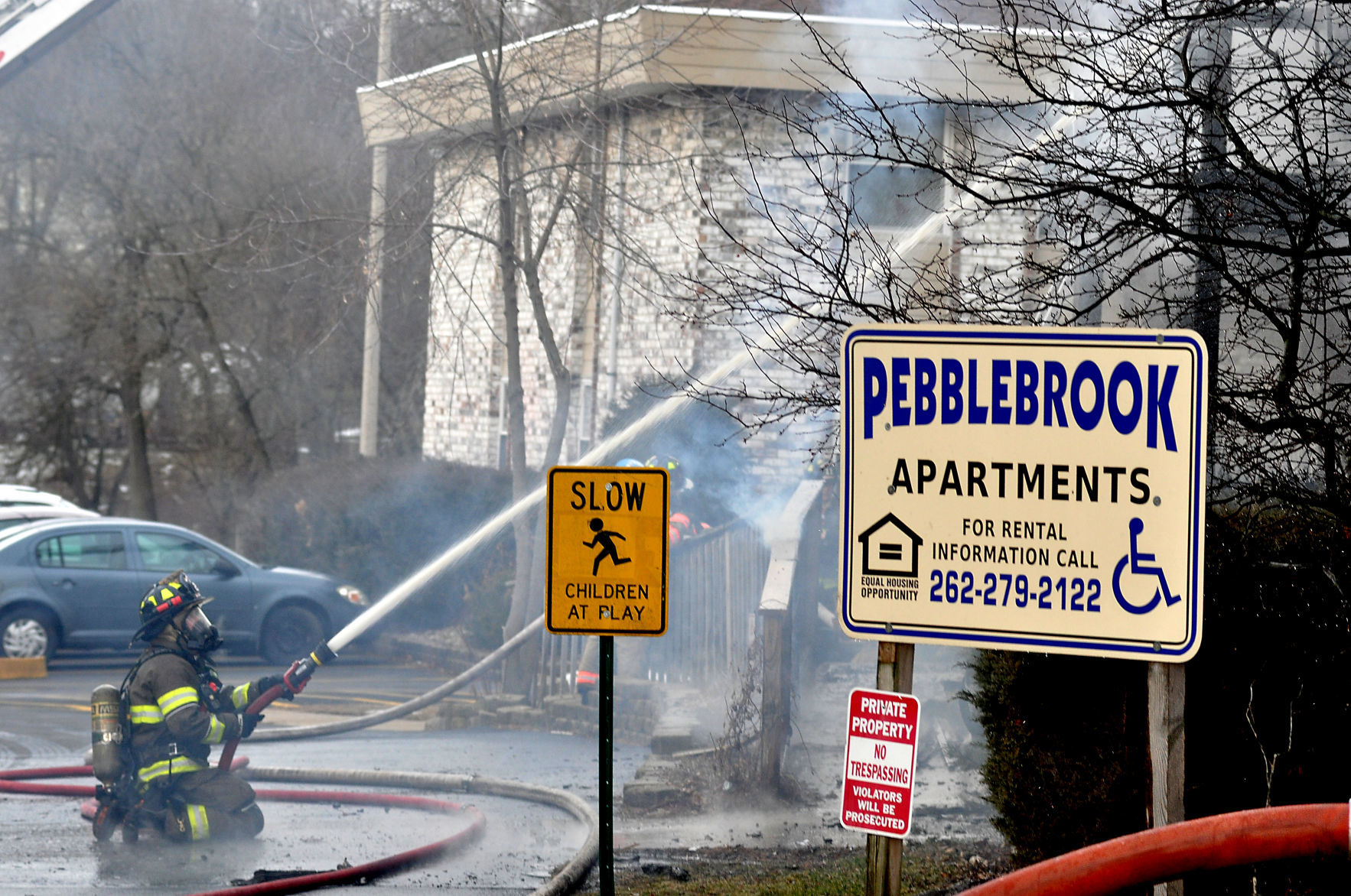 Pebblebrook Apartments fire